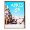 Vintage Retro Wall Ski Art Picture In Frame "Apres Ski" -Christmas 366 Untitled design 1 22078.1680283603