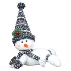 Cozy Snowman Lounger With Tall Hat