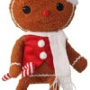 24" Fleece Gingerbread Boy Peppermint -Christmas 457184A 79527.1616770099