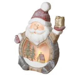 Light Up Smiling Santa