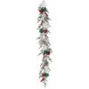 Pine Garland With Berries, Ornaments, And Snowflakes -Christmas 57XtcJaw 69323.1607365699
