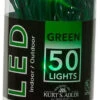 Kurt Adler 50 LED 5MM Green Lights Green Wire -Christmas 6148g nr JL. AC SL1000 24022.1636492310