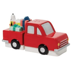 Snoopy Red Truck Salt And Pepper Set -Christmas 641520 Snoopy Red Truck Salt And Pepper Set. right 70268.1659102166