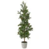 36" Pencil Princess Pine Tree In A Cement Pot -Christmas 663 Untitled design 63589.1658318828