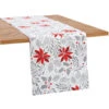 Poinsettia Table Runner 1 Poinsettia Table Runner -Christmas 672552 Poinsettia Table Runner 12272.1661352299