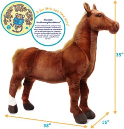 Tiger Tale Toys - Thorsten The Thoroughbred Horse -Christmas 81VtAthEU7L. AC SL1500 95609.1646153169