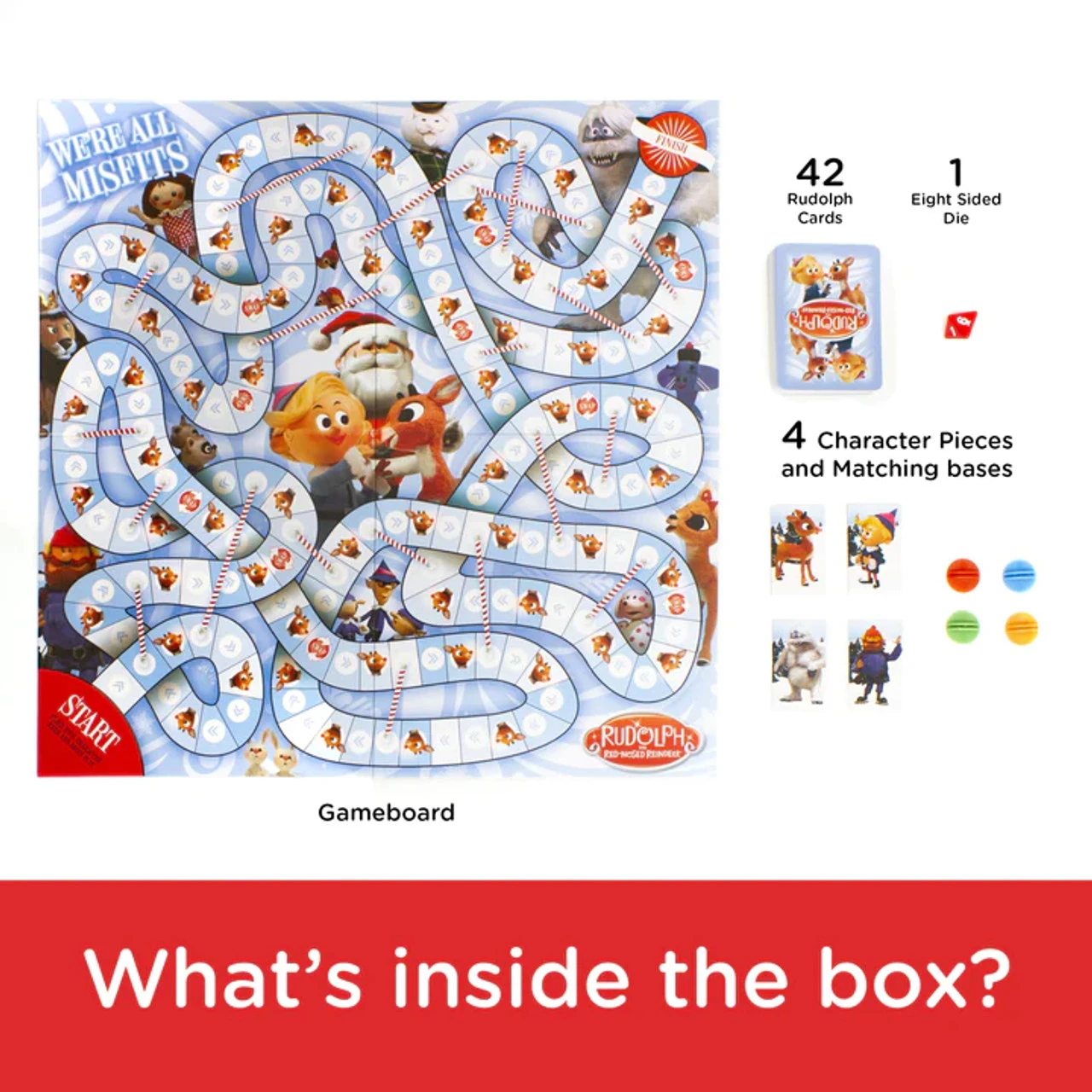Rudolph The Red-Nosed Reindeer Board Game 5 Rudolph The Red-Nosed Reindeer Board Game - Image 3