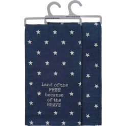 Primitives By Kathy Land Of The Free Because Of The Brave Home Décor Dish Towel