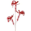 26" Frost Peppermint Candycane With Bow Spray -Christmas 88 Untitled design 56403.1648810562