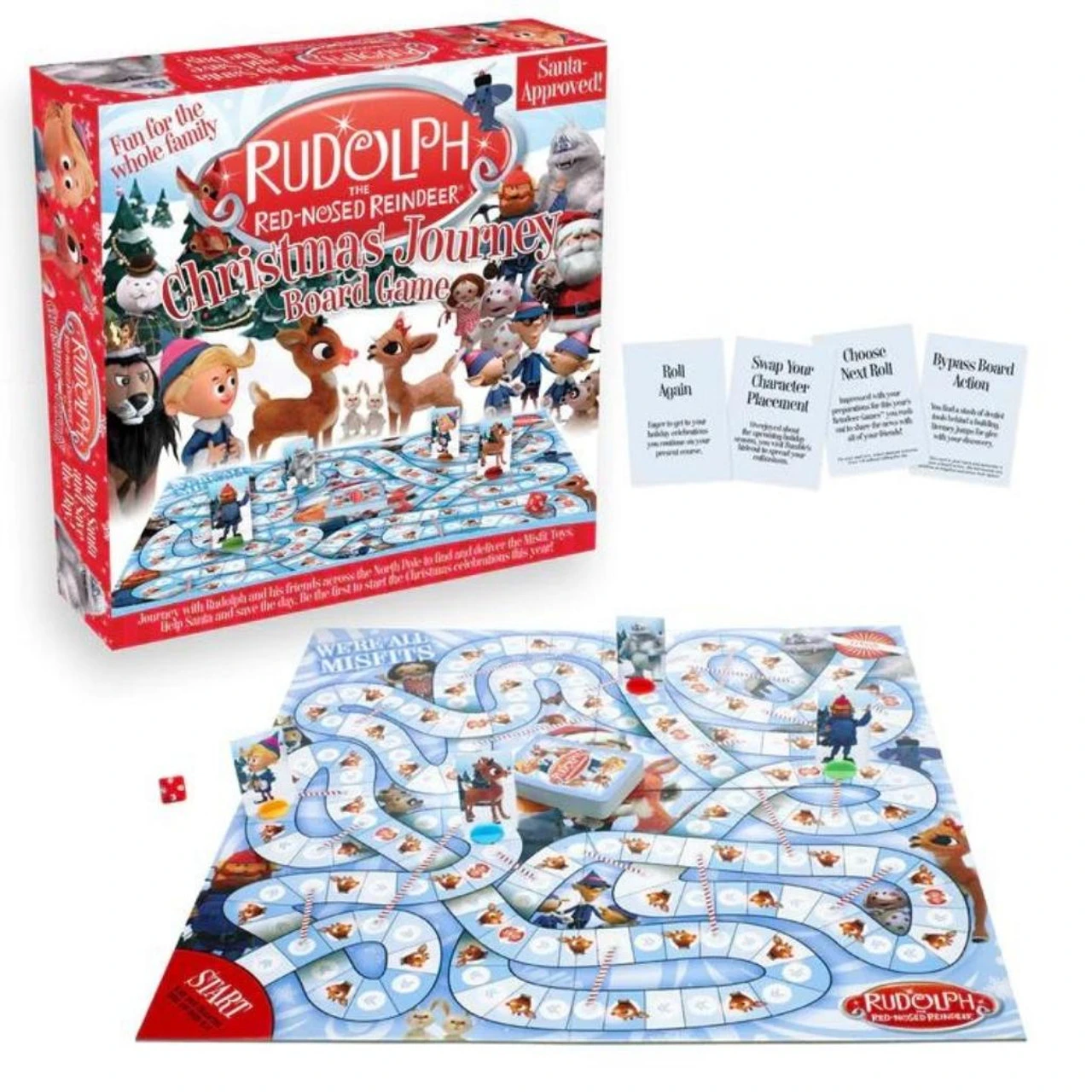 Rudolph The Red-Nosed Reindeer Board Game 3 Rudolph The Red-Nosed Reindeer Board Game