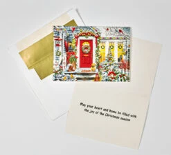 Winter Welcome Christmas Cards - Box Of 15 Cards & 16 Foil Line Envelopes -Christmas BJR001 OPEN 17233.1635166793
