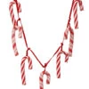 46" Frost Peppermint Candy Cane Garland -Christmas DpyIBuCg 39568.1616768311
