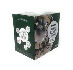 Lumineo 1512 LED Cool White Cluster Lights Green Wire -Christmas IMG 3640 76394.1637453503