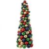 18" VP Mixed Ball Nutcracker Cone Tree -Christmas MTX63765 MULT pl 35793.1603718085