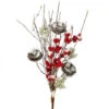 32" Snow Berry Twig Nest Spray -Christmas MTX64565 NAFR pl 91665.1603462667