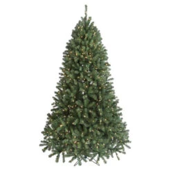7.5' Hudson Valley Lit Green Tree