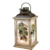 Stony Creek Distressed Wooden Lantern Light With Pine Trees And Cones 1 Stony Creek Distressed Wooden Lantern Light With Pine Trees And Cones -Christmas Stony creek acornes 3497 70995.1696638920