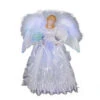 Kurt Adler 12" White And Silver Fiber Optic Angel Tree Topper 2 Kurt Adler 12" White And Silver Fiber Optic Angel Tree Topper -Christmas UL1071 preview.jpeg 47675.1527873437