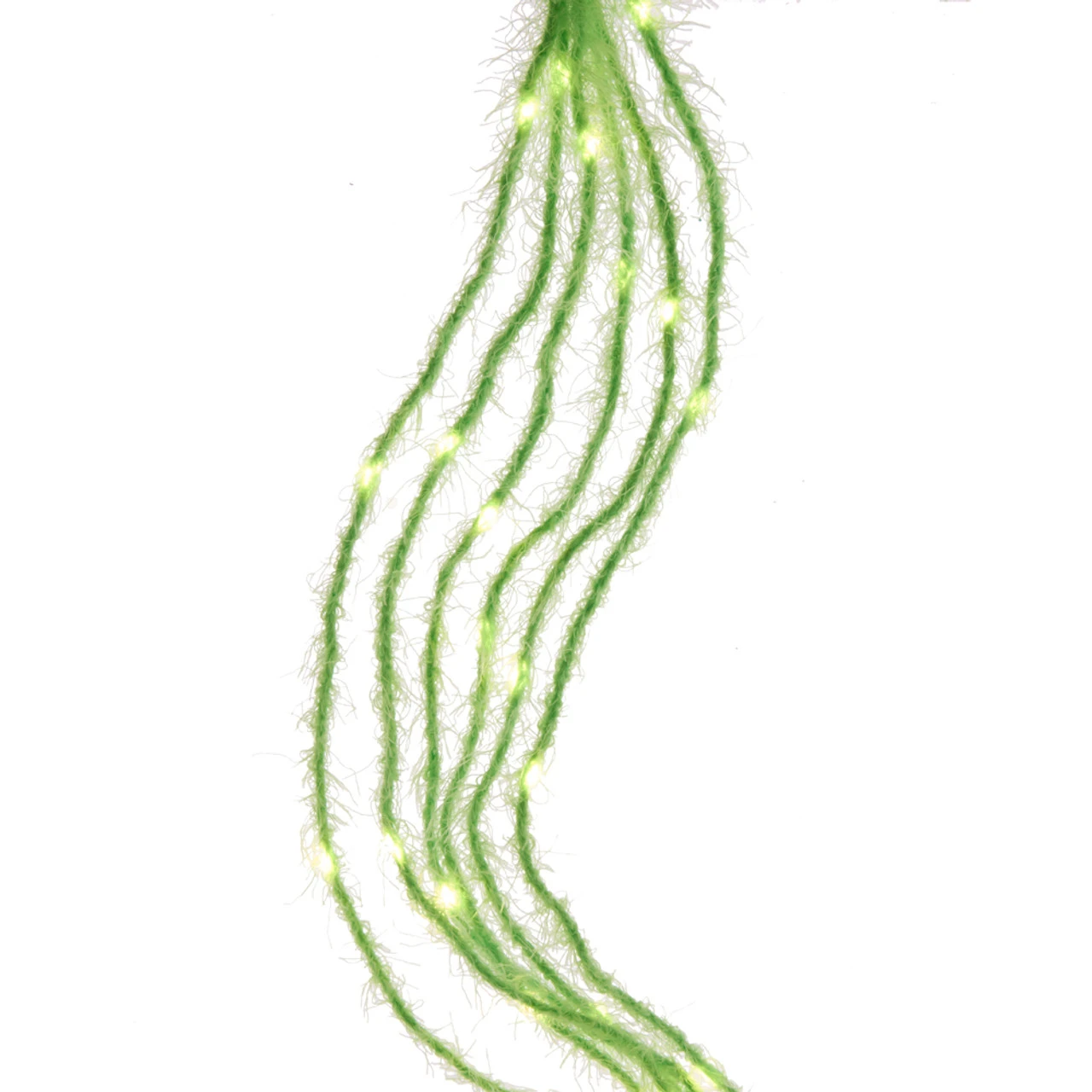 Kurt Adler Neon Green Fuzzy Multi-Strand LED Lights 3 Kurt Adler Neon Green Fuzzy Multi-Strand LED Lights