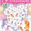 Unicorns Puffy Stickers 1 Unicorns Puffy Stickers -Christmas Unicorns Puffy Stickers 80429.1590098181