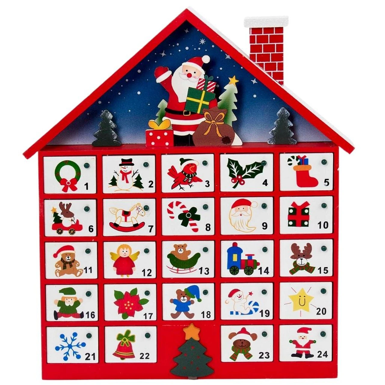 Kurt Adler Wooden Advent Calendar 3 Kurt Adler Wooden Advent Calendar