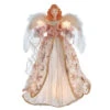 Kurt Adler 16" UL 10-Light Blush Boho Chic Angel Treetop -Christmas Untitled design 93850.1655391130
