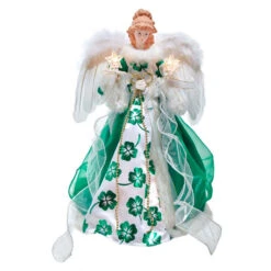 Kurt Adler Irish Angel Lighted Treetop