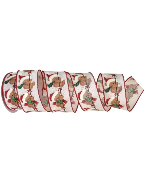 Christmas Teddy Ribbon