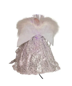 Kurt Adler Fiber Optic LED Silver Angel Treetop -Christmas ad2001 03 34519.1626714679