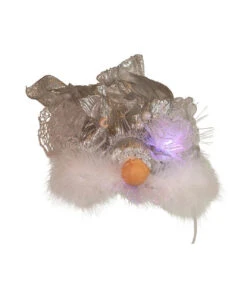 Kurt Adler Fiber Optic LED Silver Angel Treetop -Christmas ad2001 05 43297.1626714683