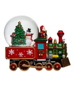 Kurt Adler 120MM Musical Santa Driving Train Water Globe -Christmas c5563 02 01533.1655717370