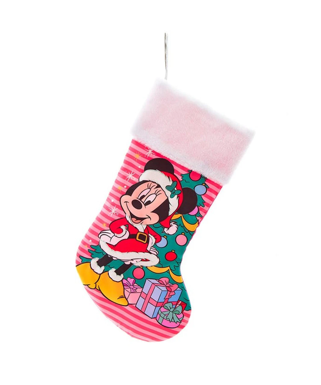 Kurt Adler 19" Disney Minnie Mouse With Tree Stocking 3 Kurt Adler 19" Disney Minnie Mouse With Tree Stocking