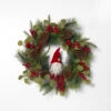 24" Holiday Pine & Berry Wreath With A Gnome -Christmas rZoQ8t6g 23472.1633365465