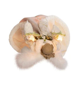 Kurt Adler Ivory And Grey Lighted Angel Treetop -Christmas ul2227 05 93775.1622377722