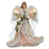 Kurt Adler Ivory And Grey Lighted Angel Treetop -Christmas ul2227 32131.1622377715