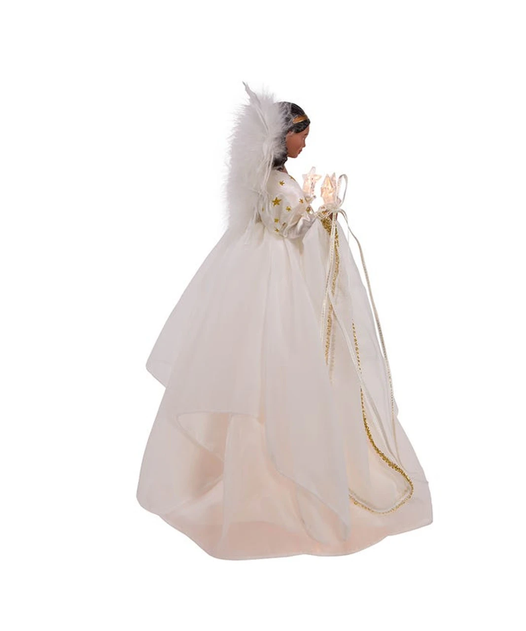 Kurt Adler African American Ivory And Gold Lighted Treetop 5 Kurt Adler African American Ivory And Gold Lighted Treetop - Image 3