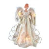 Kurt Adler 10-Light Gold And Silver Lighted Angel Treetop -Christmas ul2232 16442.1654511841