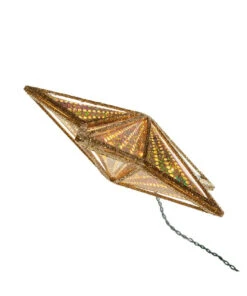 Kurt Adler Gold Glitter And Iridescent Lighted Star Treetop -Christmas ul4014 05 29712.1622464999