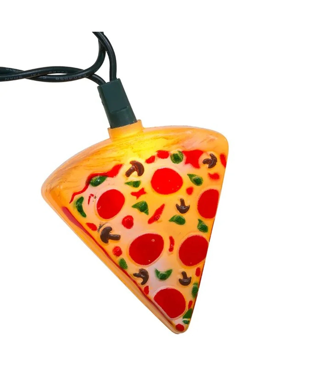 Kurt Adler Pizza Novelty Light Set 3 Kurt Adler Pizza Novelty Light Set