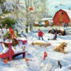 The Farm At Christmas Jigsaw Puzzle 1000 Piece -Christmas vc1199e 55120.1635161667